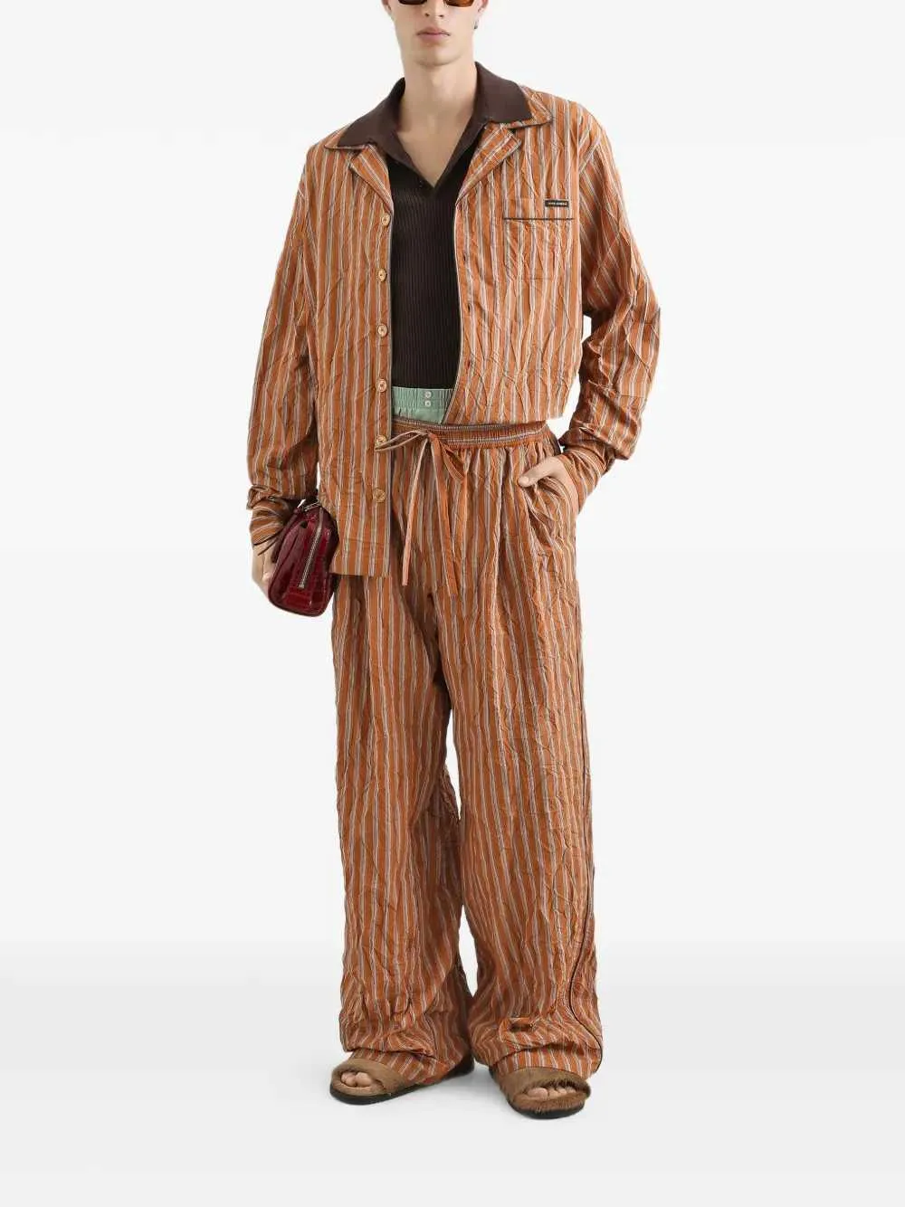 Striped Shirt With Applique sold by Wanan Luxury product image thumbnail 2