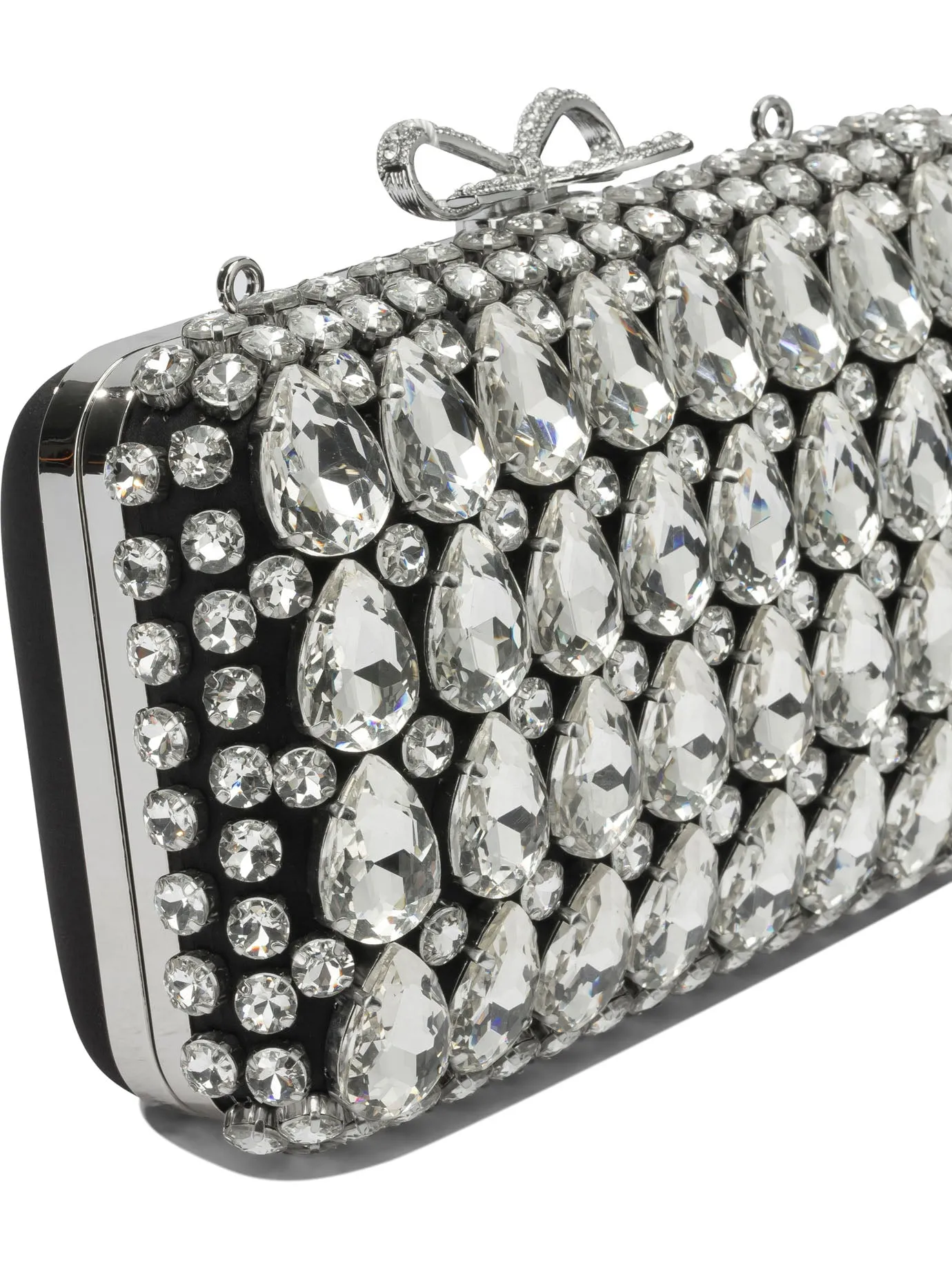 Clutch With Crystals Clutches Black sold by Wanan Luxury product image thumbnail 4