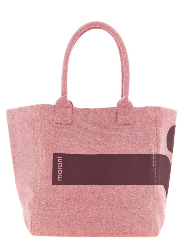 Small Yenky Tote Bag Pink made by Isabel Marant