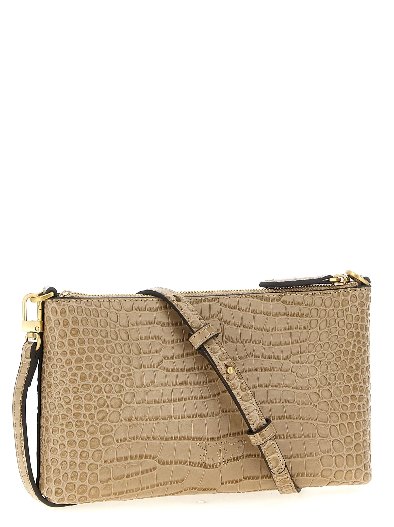 Flat Horizontal Crossbody Bags Beige sold by Wanan Luxury product image thumbnail 2