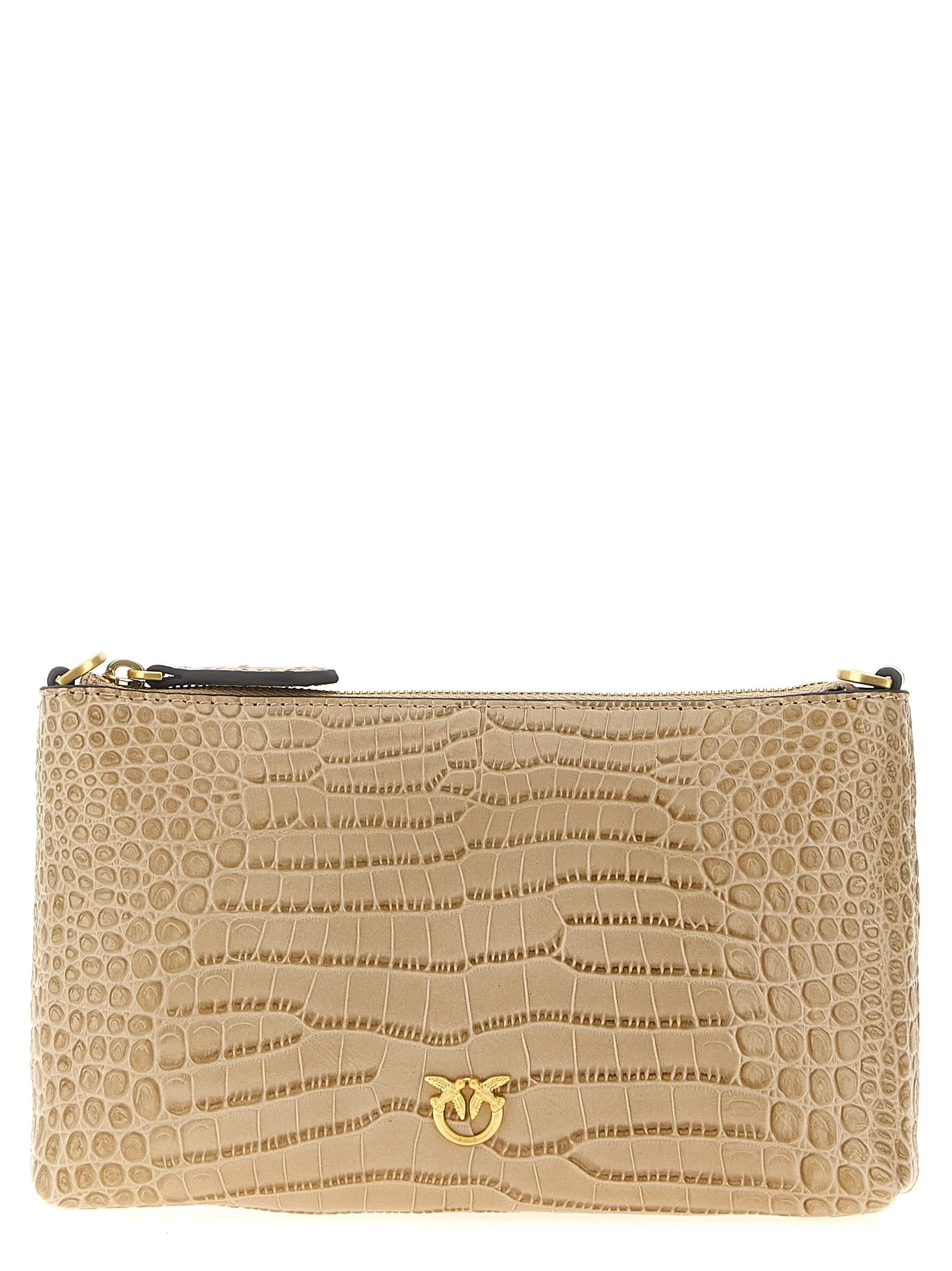Flat Horizontal Crossbody Bags Beige sold by Wanan Luxury