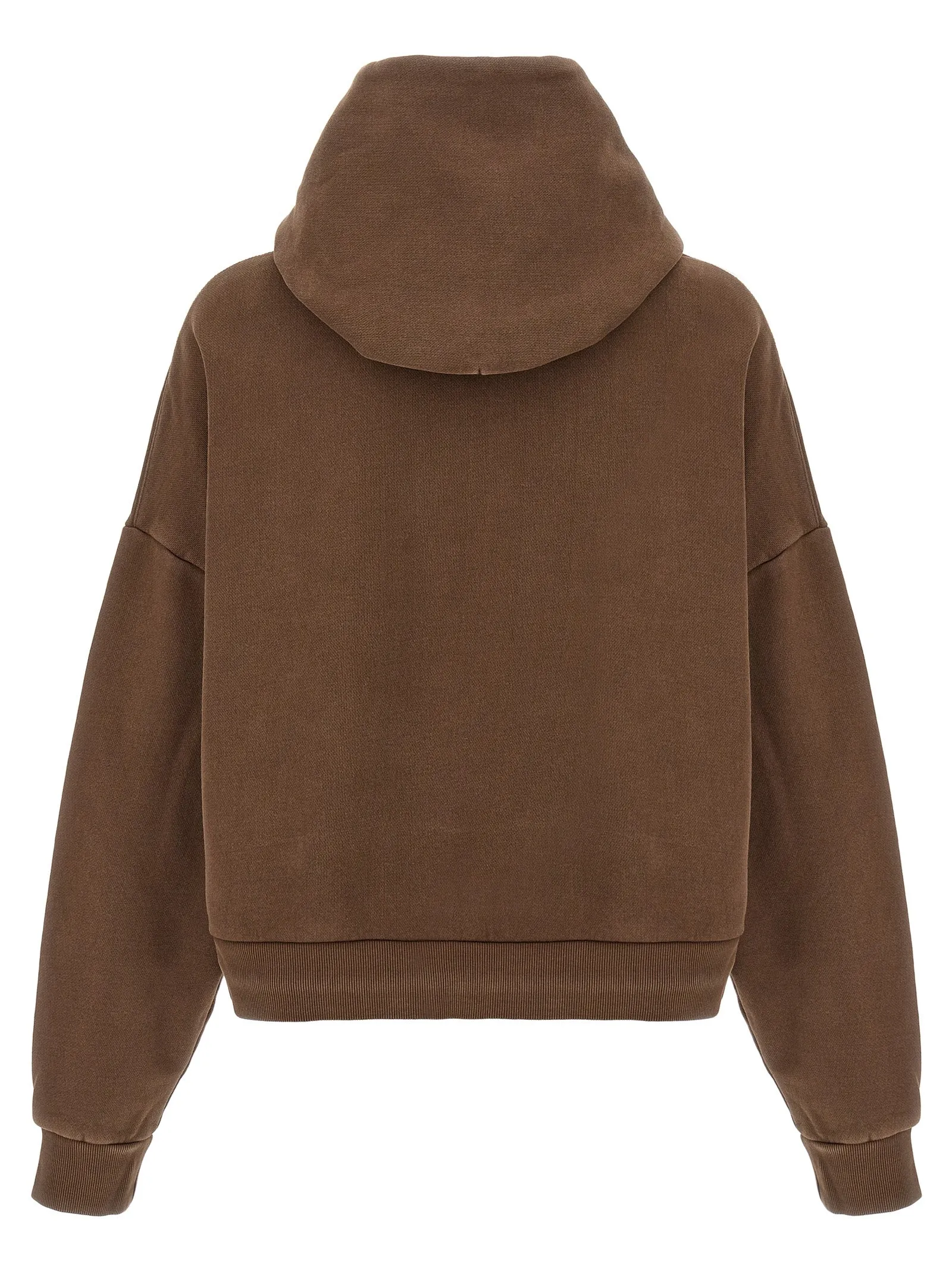 Cropped Hoodie Sweatshirt Brown sold by Wanan Luxury product image thumbnail 2