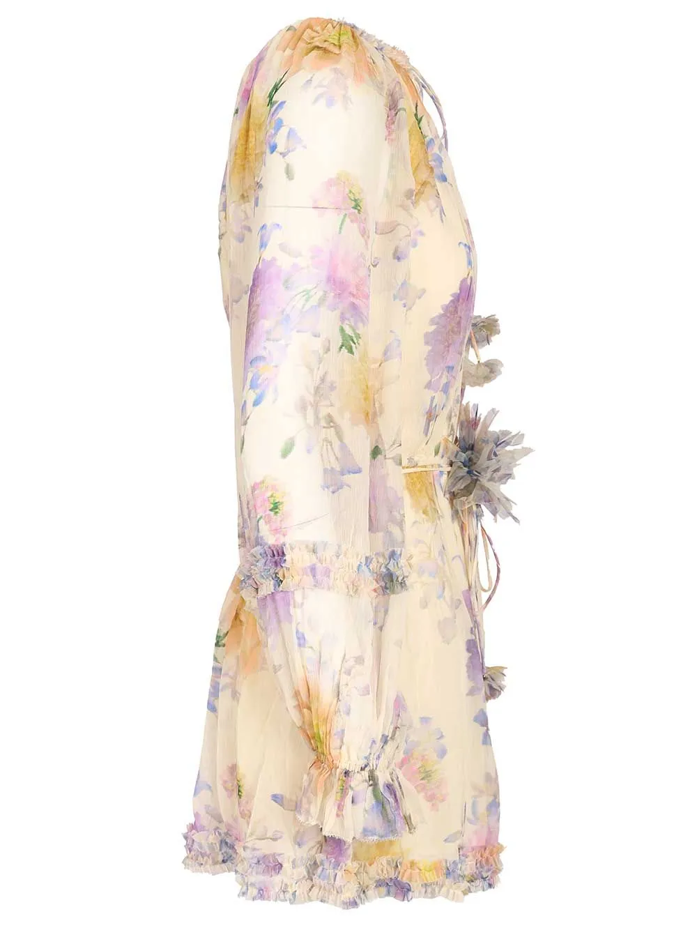 Luna Ruffle Playsuit Dresses Multicolor sold by Wanan Luxury product image thumbnail 3