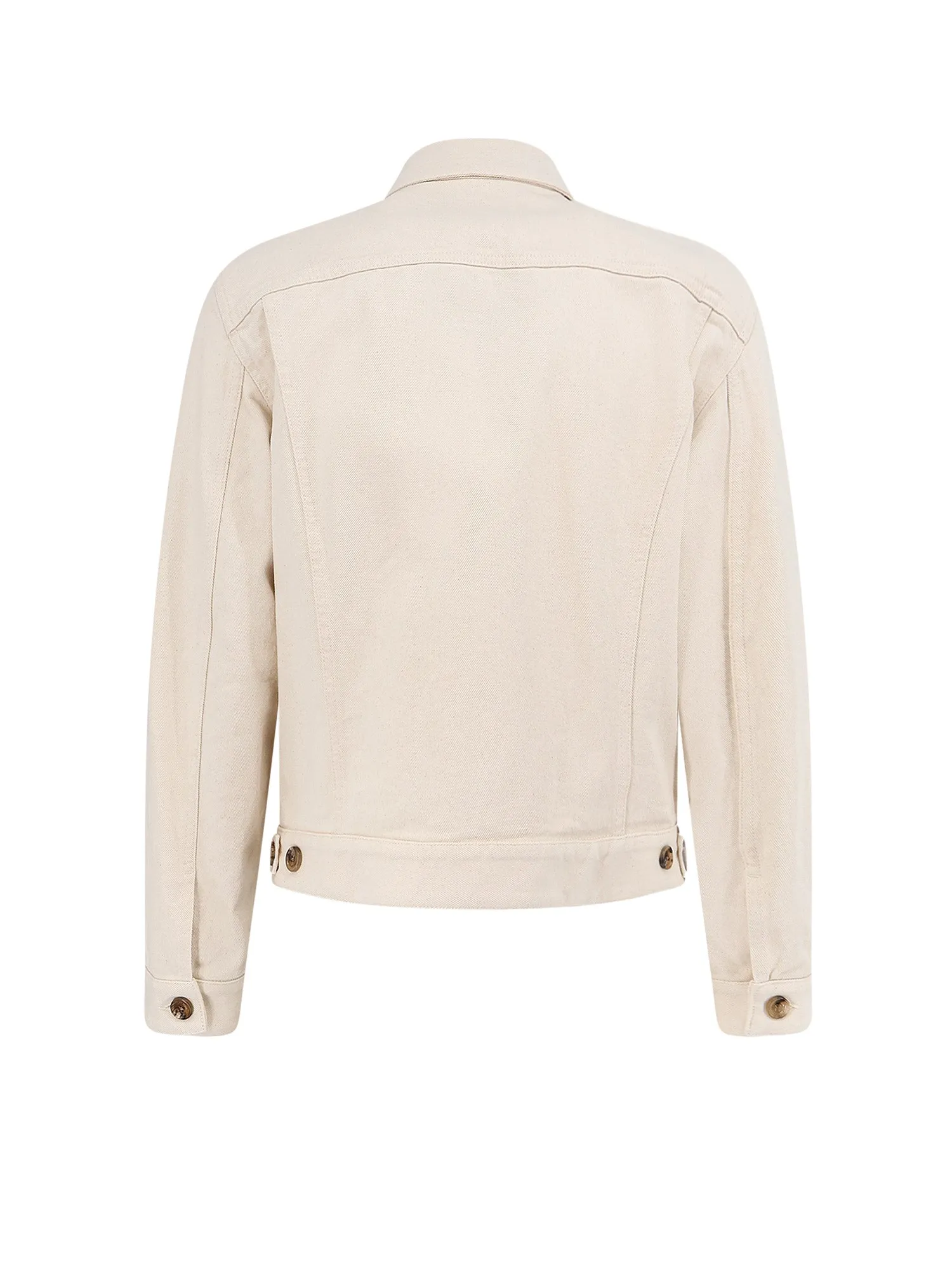 White Denim Jacket sold by Wanan Luxury product image thumbnail 2