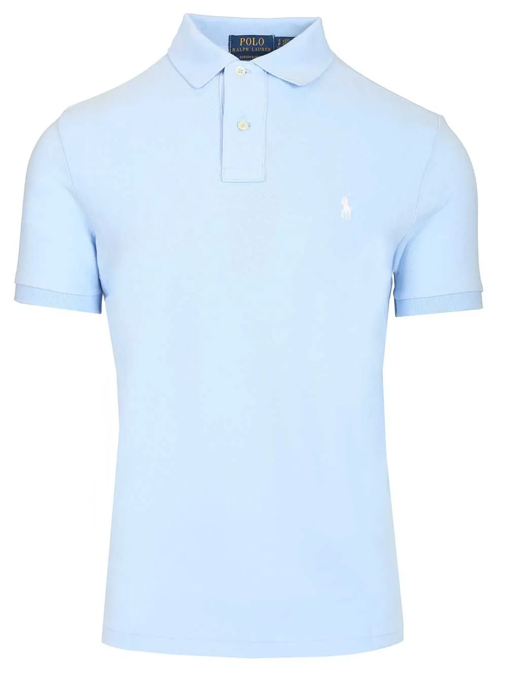 Cotton Polo Polo Shirt Light Blue sold by Wanan Luxury