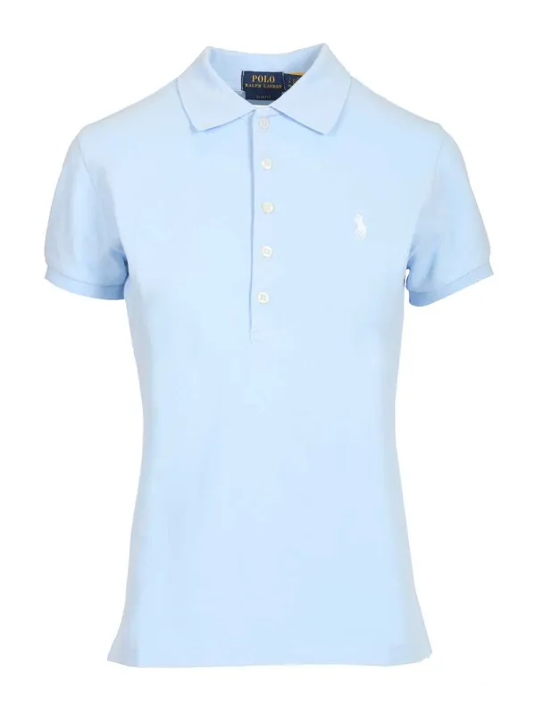 Pique Polo Shirt Light Blue made by Polo by Ralph Lauren