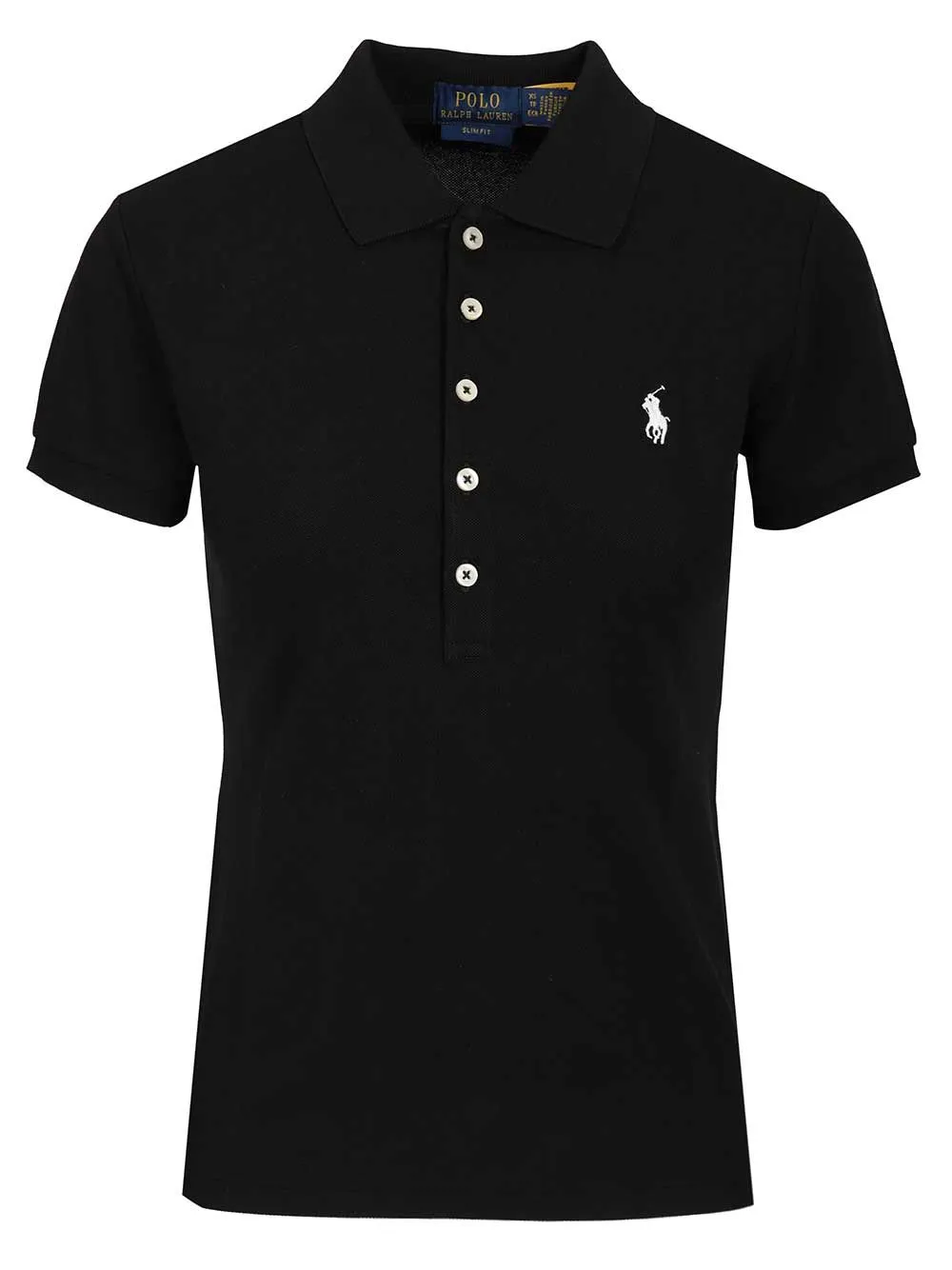 Slim Fit Polo Shirt Black sold by Wanan Luxury