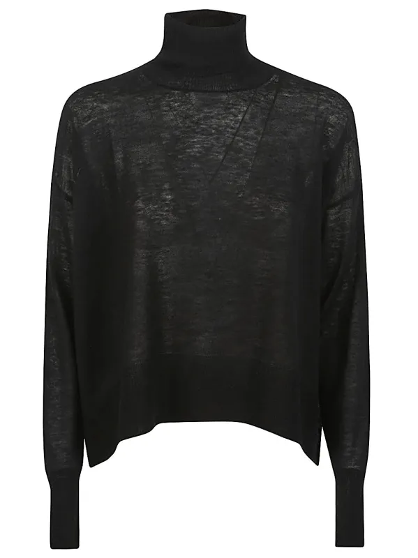 Cashmere High-Neck Sweater made by Wanan Luxury