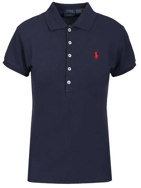 Slim Fit Polo Shirt Blue made by Polo by Ralph Lauren