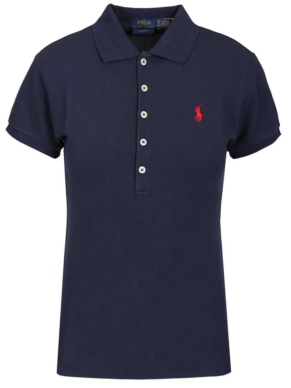 Slim Fit Polo Shirt Blue sold by Wanan Luxury