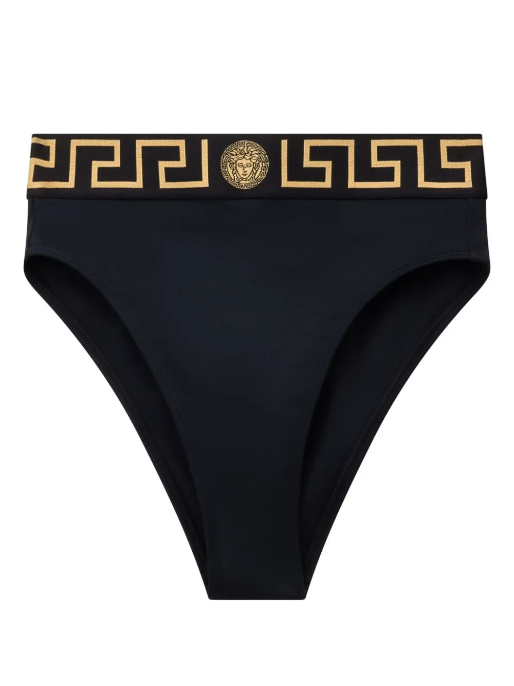 Greca High Waist Bikini Bottom sold by Wanan Luxury