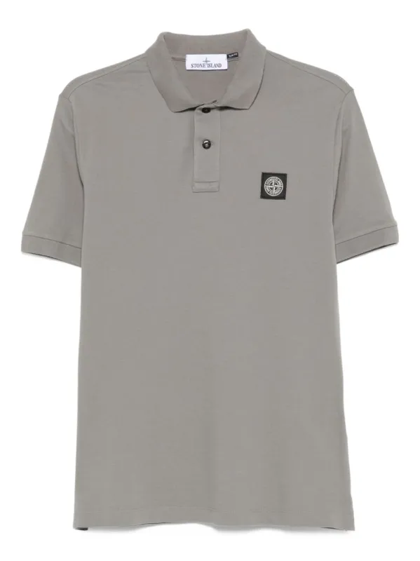 Logo Cotton Polo Shirt made by Stone Island