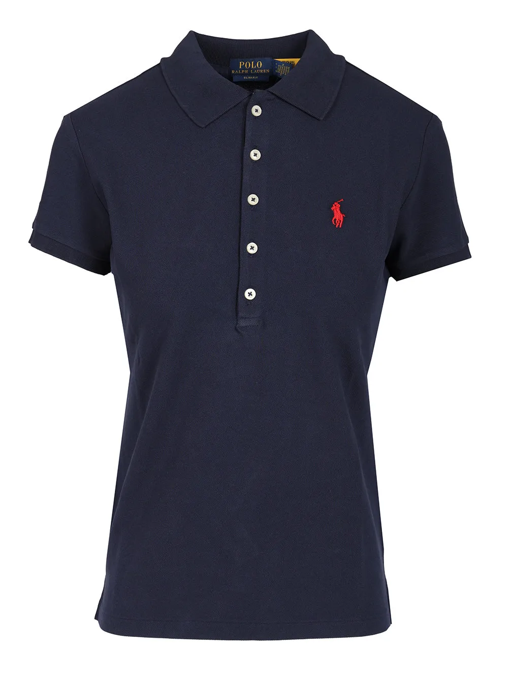 Cotton Jersey Polo Shirt Blue sold by Wanan Luxury