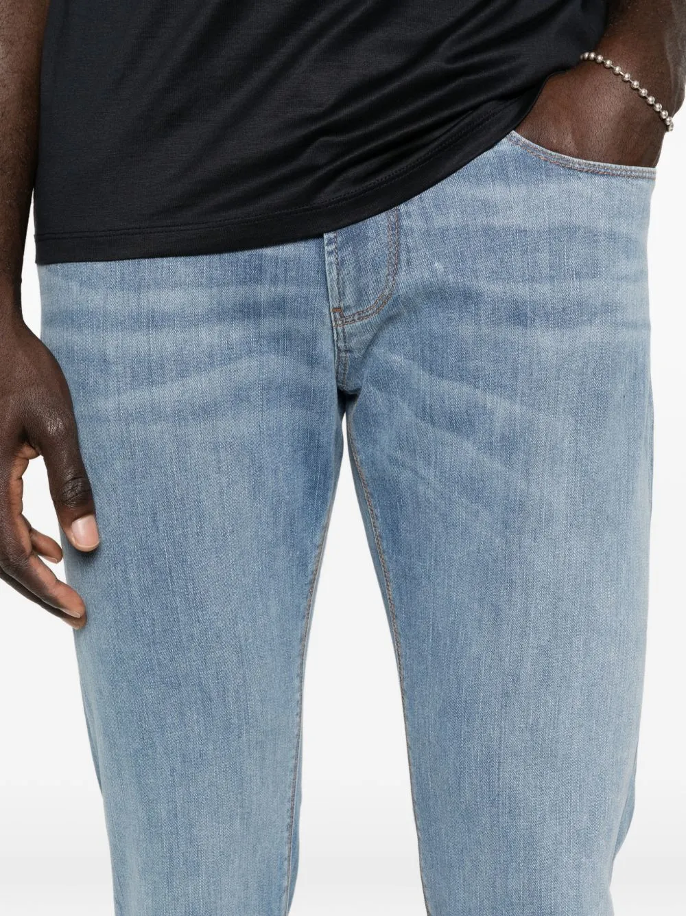 Denim Cotton Jeans sold by Wanan Luxury product image thumbnail 4