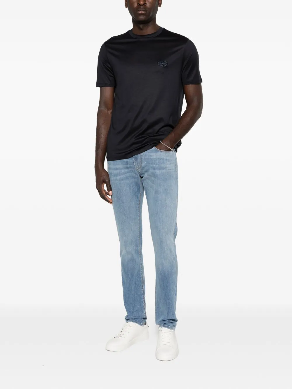 Denim Cotton Jeans sold by Wanan Luxury product image thumbnail 3