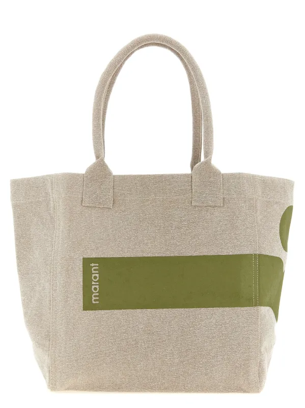 Small Yenky Tote Bag Green made by Isabel Marant