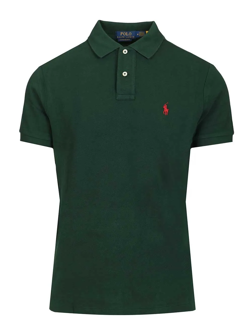 Cotton Polo Polo Shirt Green sold by Wanan Luxury
