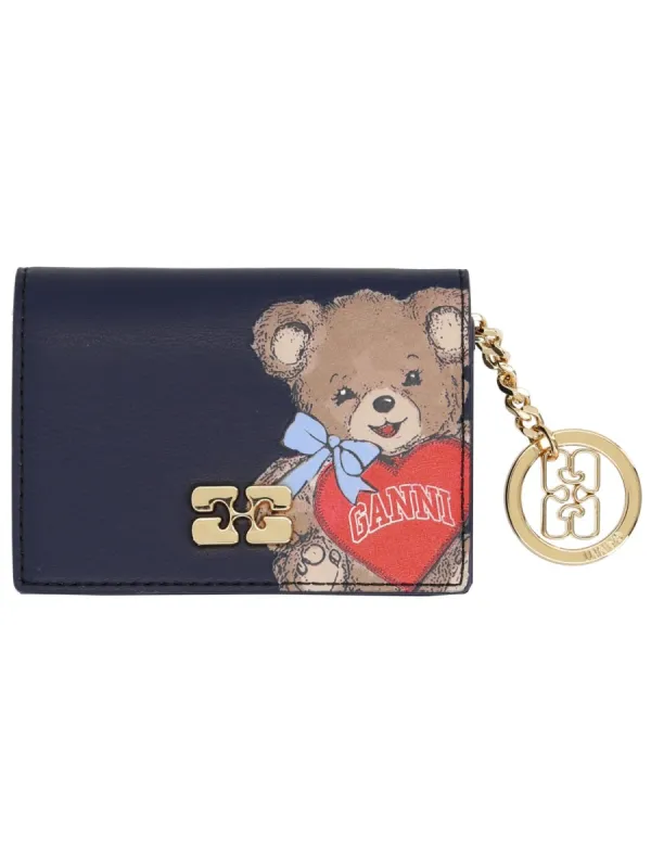 "Joy Bear" Card Holder made by Ganni