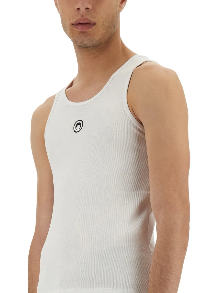 Ribbed Tank Top With Moon Logo sold by Wanan Luxury product image thumbnail 4