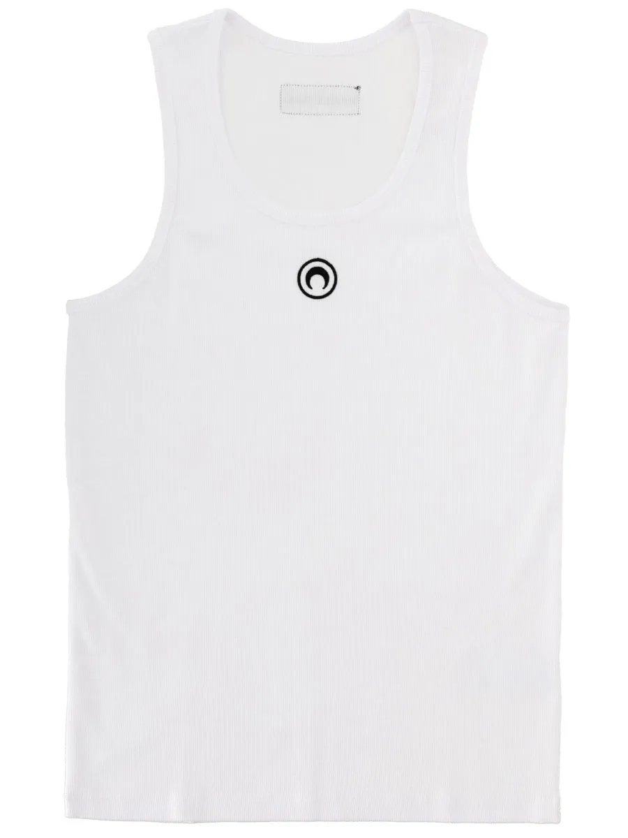 Ribbed Tank Top With Moon Logo sold by Wanan Luxury product image thumbnail 5