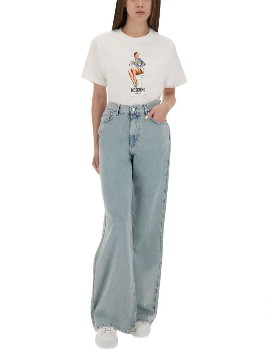 Jeans Wide Leg sold by Wanan Luxury product image thumbnail 2