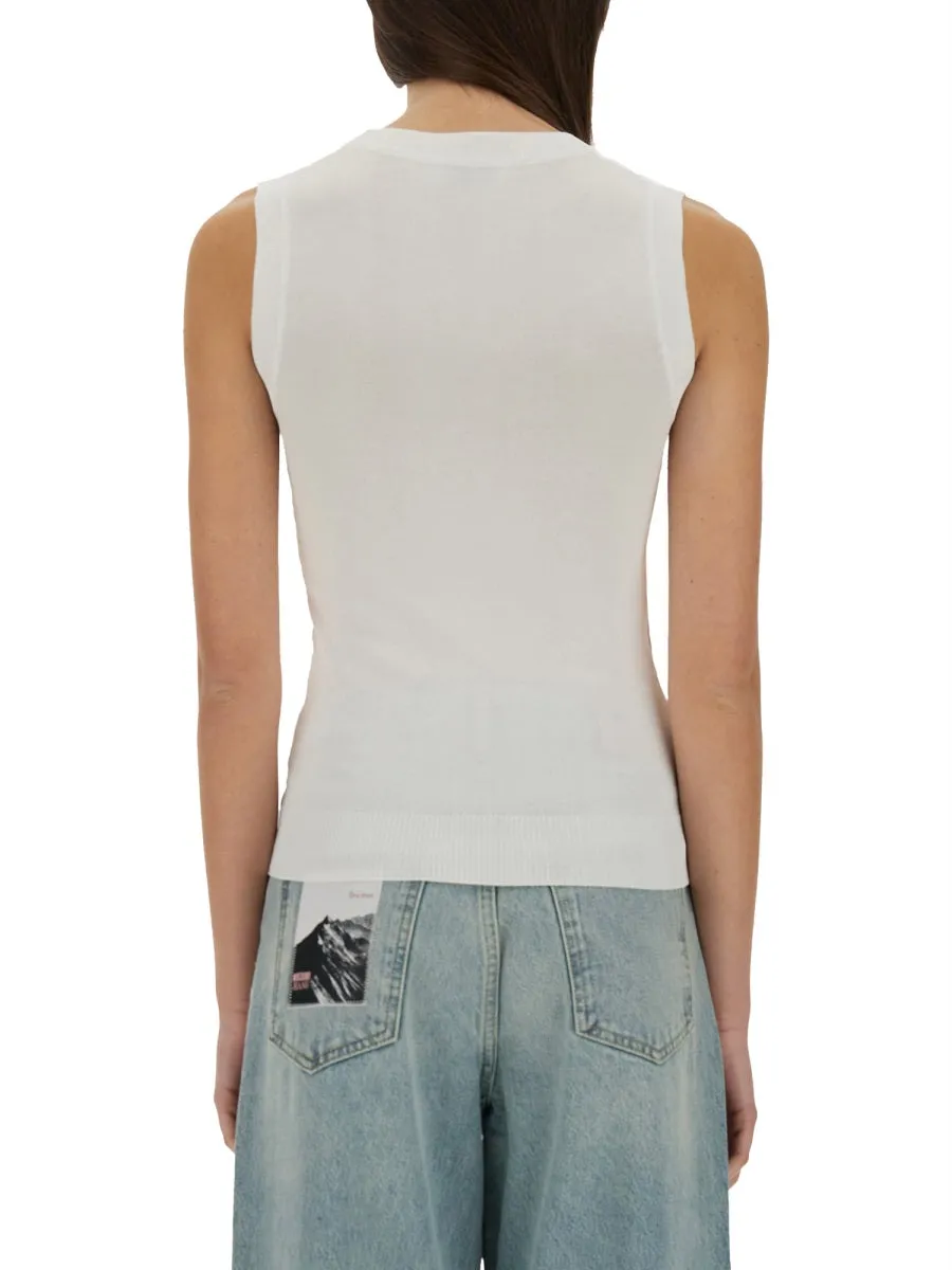 Knit Top With Inlay Logo sold by Wanan Luxury product image thumbnail 3