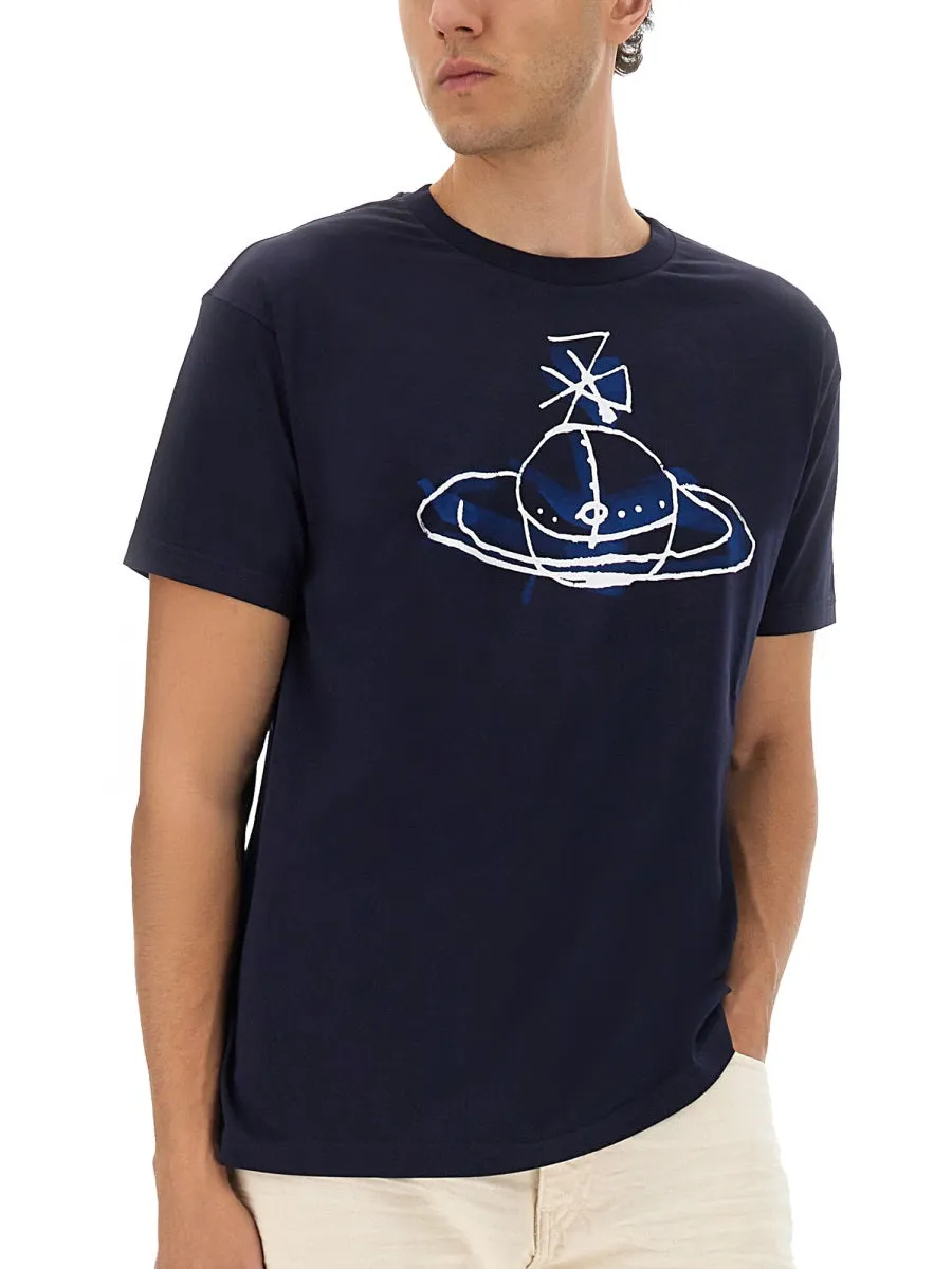 Orb Print T-Shirt sold by Wanan Luxury product image thumbnail 3