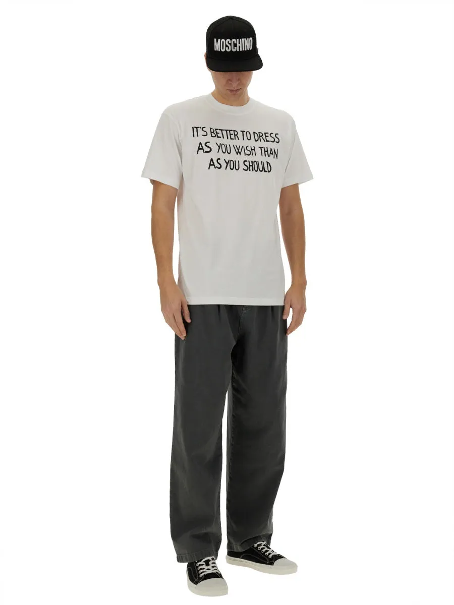 "Message Print" T-Shirt sold by Wanan Luxury product image thumbnail 2