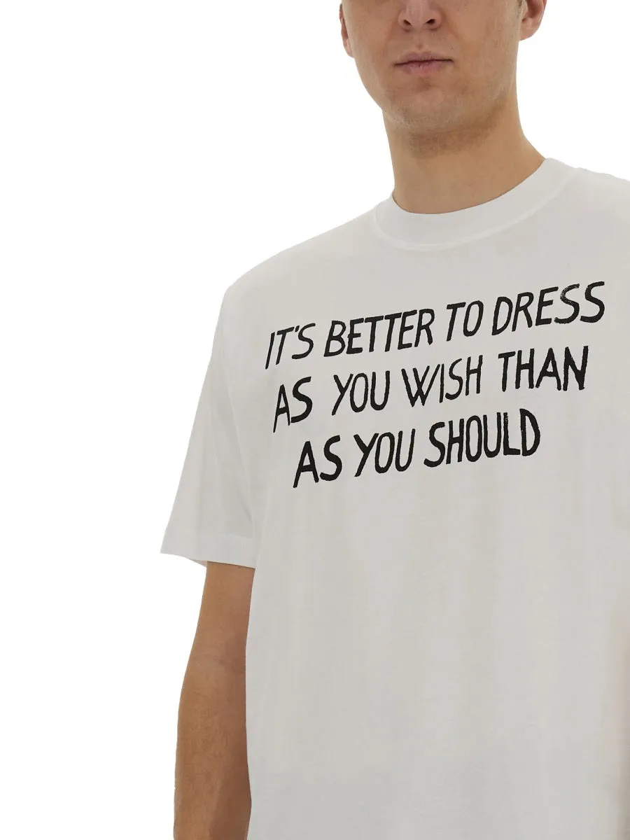 "Message Print" T-Shirt sold by Wanan Luxury product image thumbnail 4
