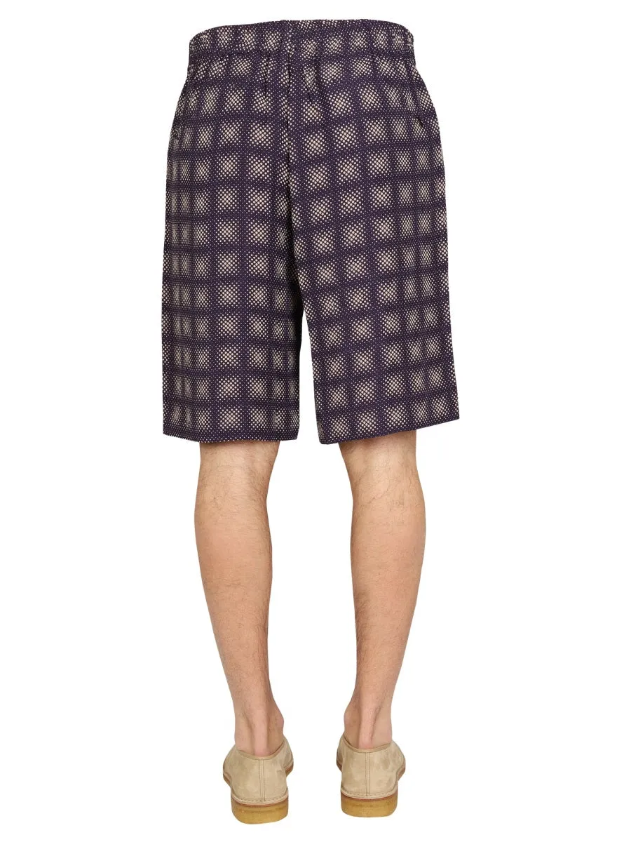 Check Print Bermuda sold by Wanan Luxury product image thumbnail 4