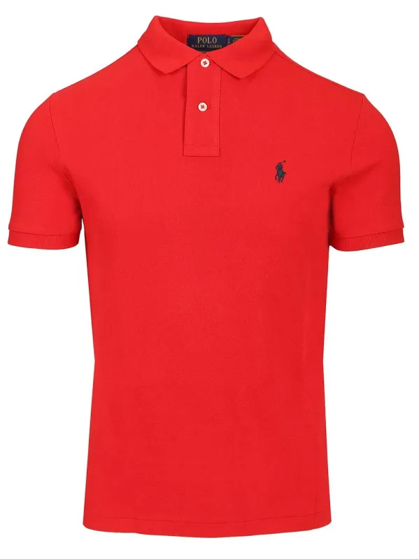 Cotton Jersey Polo Shirt Red made by Polo by Ralph Lauren