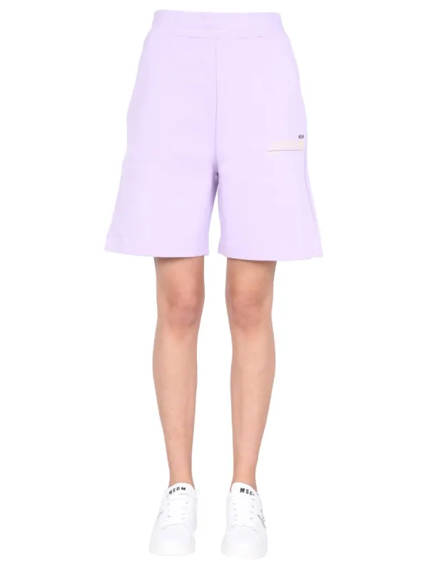 "Fantastic Green" Bermuda made by MSGM