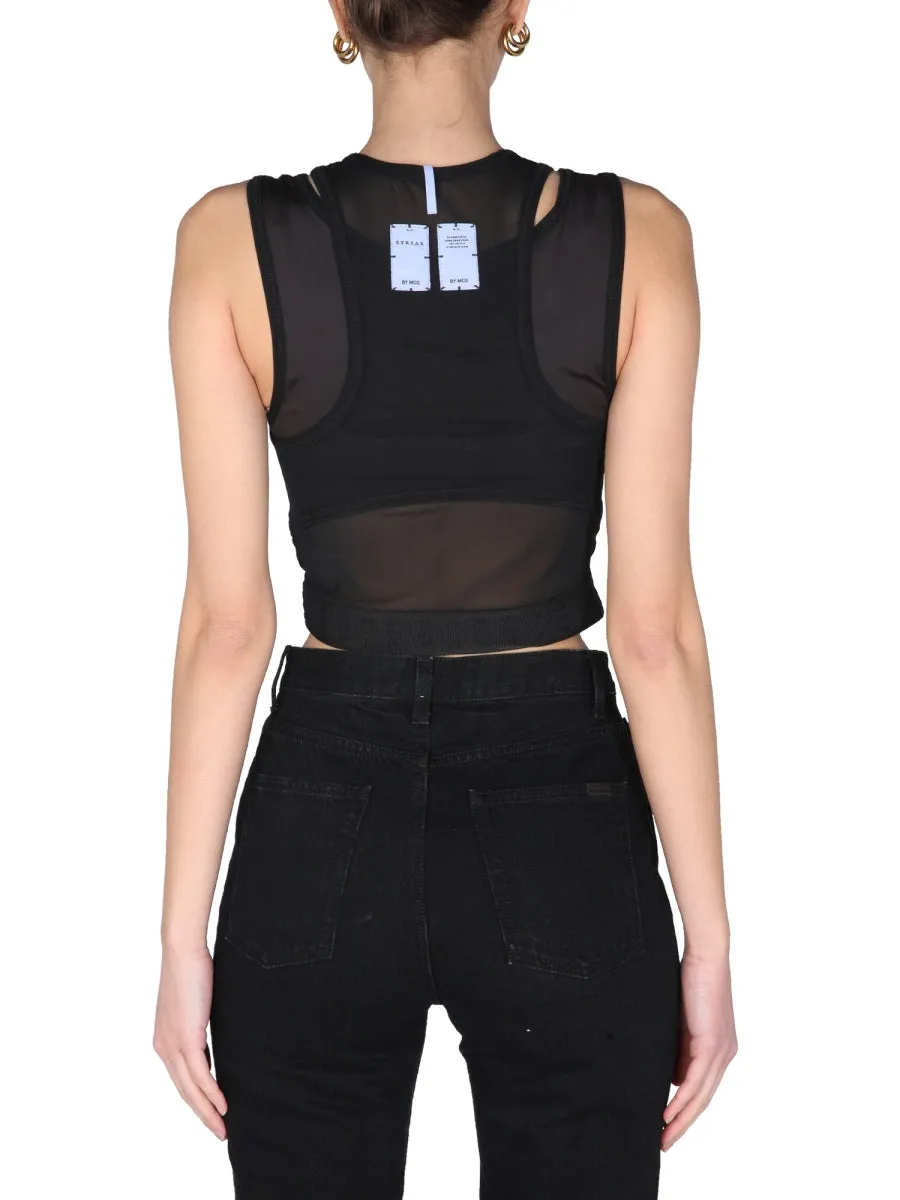 "Panelled Sport" Top sold by Wanan Luxury product image thumbnail 4