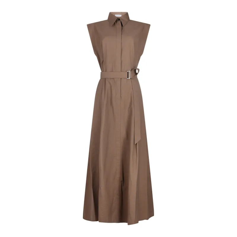Dresses Brown made by Brunello Cucinelli