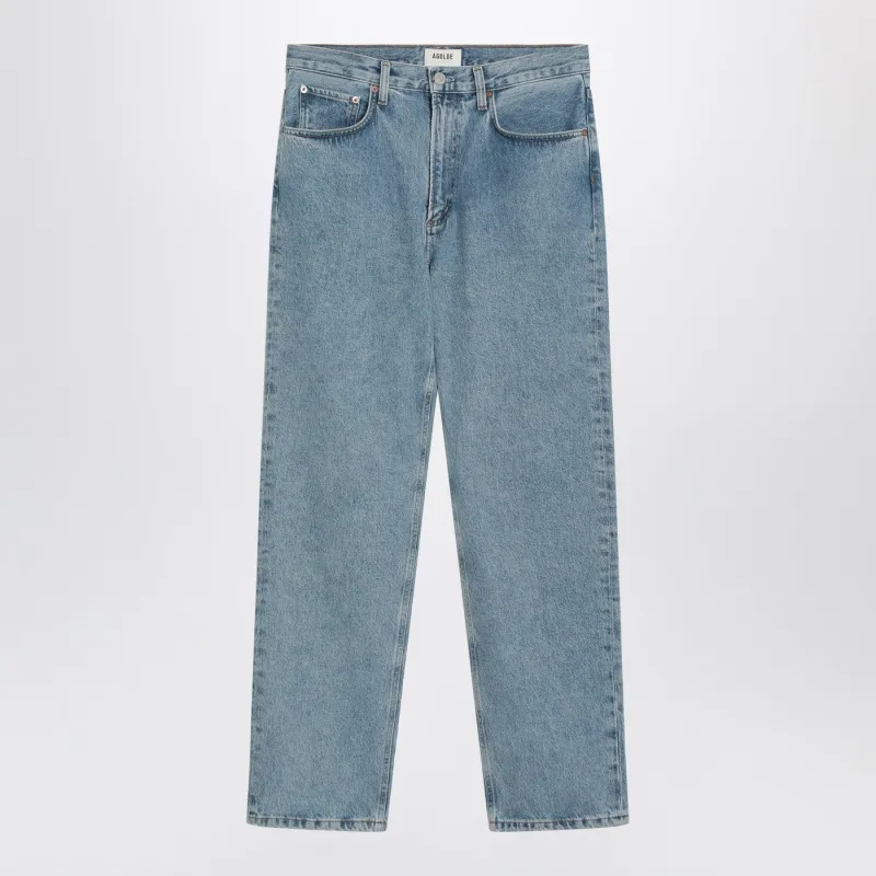 Light Blue Jeans In Regenerated Denim made by Agolde