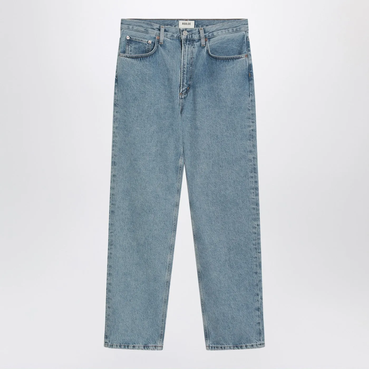 Light Blue Jeans In Regenerated Denim sold by Wanan Luxury