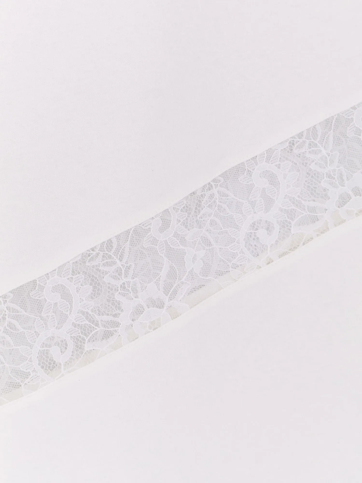 Molly Cotton Tank Top With Lace Inserts sold by Wanan Luxury product image thumbnail 3