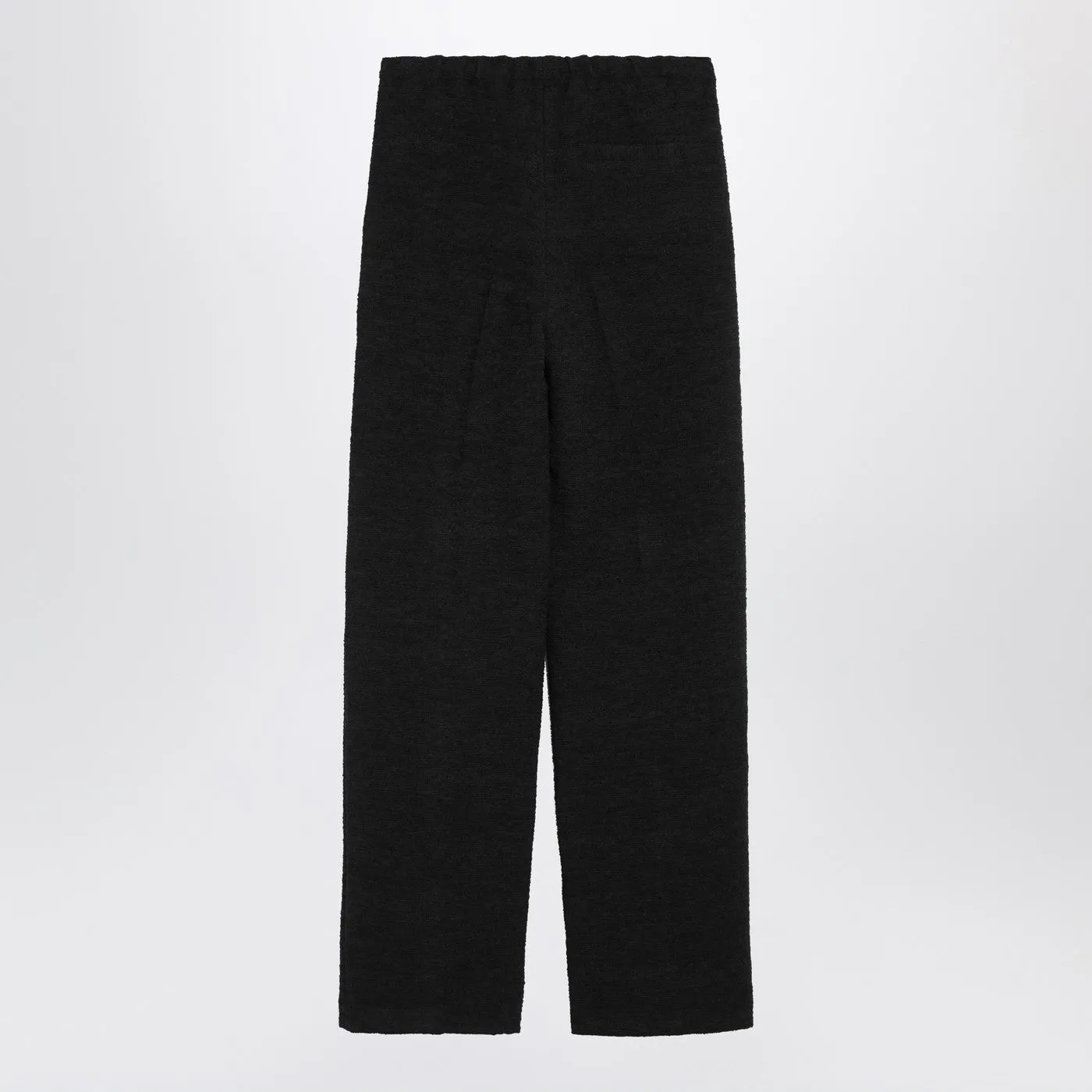 Black Straight Bouclé Trousers sold by Wanan Luxury product image thumbnail 2