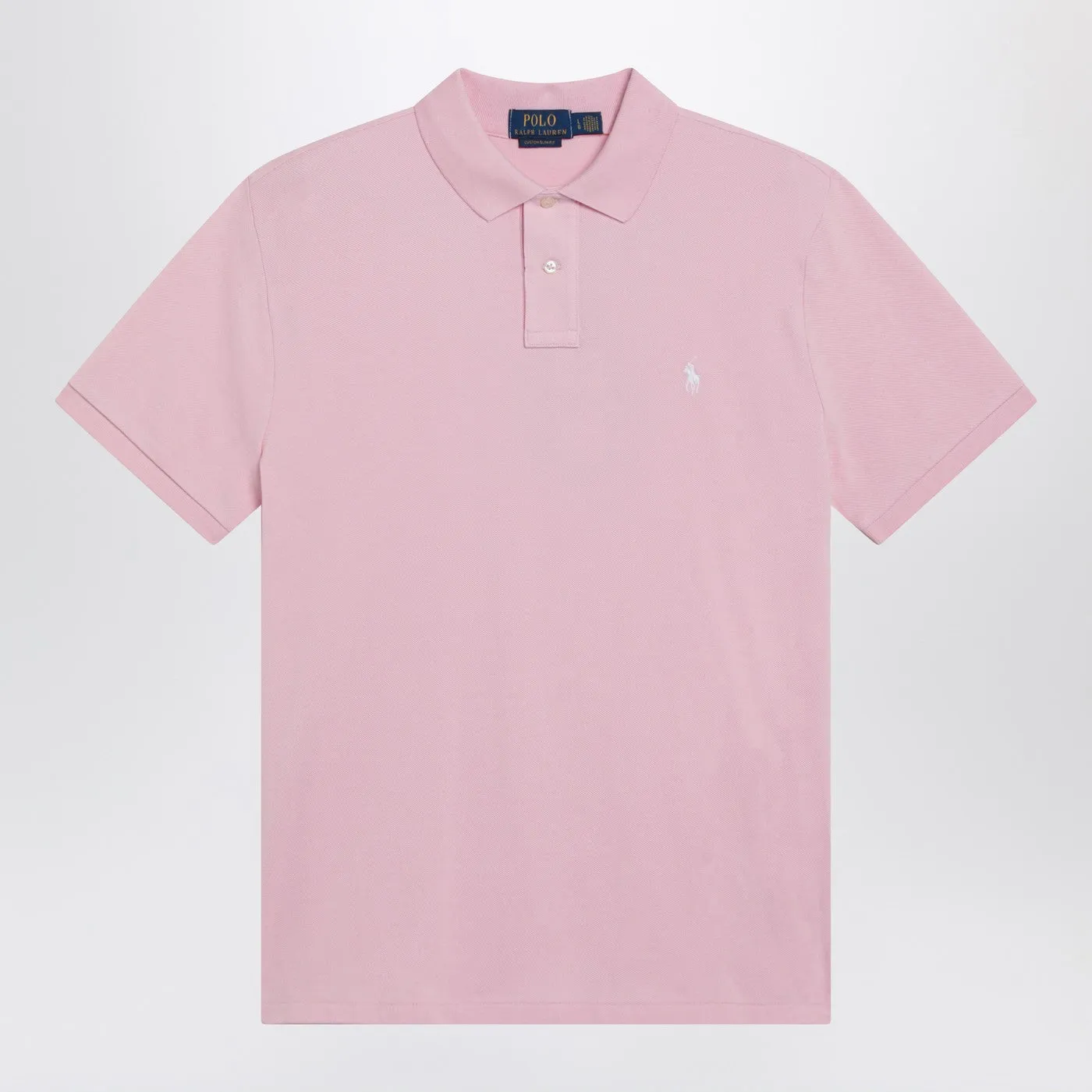 Pink Custom Slim-Fit Cotton Polo Shirt sold by Wanan Luxury