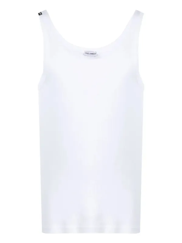 Marcello Ribbed Tank Top made by Dolce & Gabanna