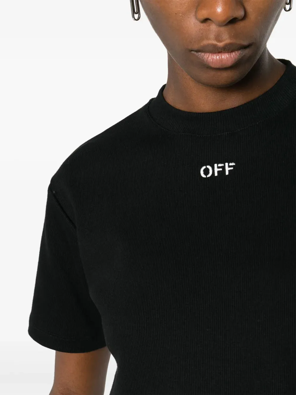 Off-Stamp Crop T-Shirt sold by Wanan Luxury product image thumbnail 5