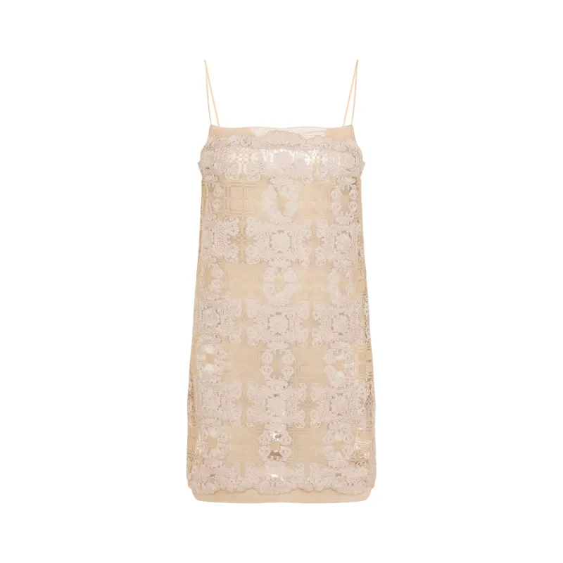 Mini Dresses Nude & Neutrals made by Ermanno Scervino
