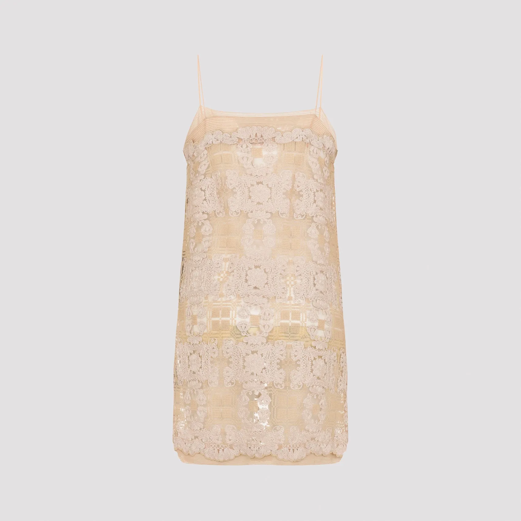 Mini Dresses Nude & Neutrals sold by Wanan Luxury product image thumbnail 3