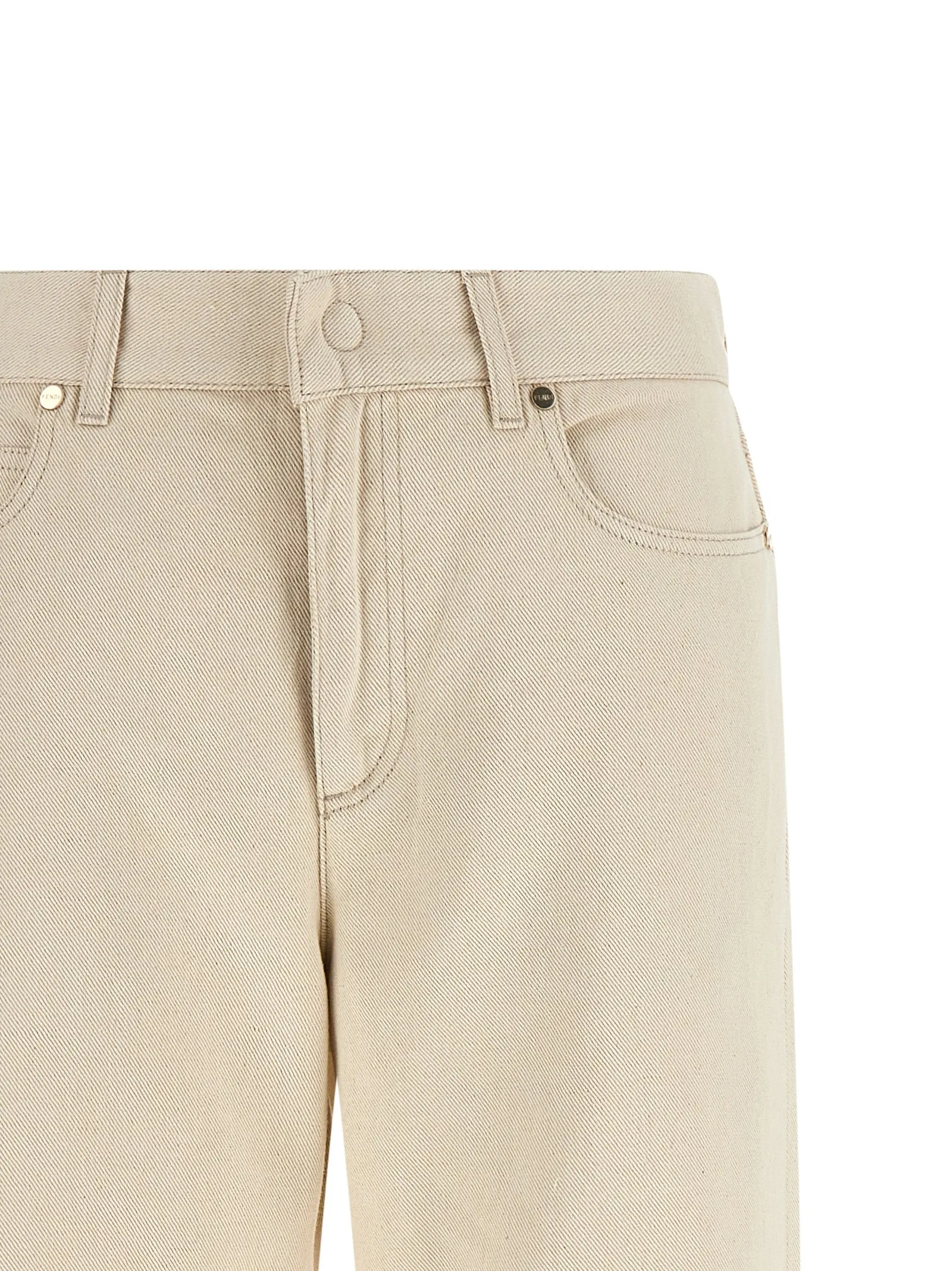 Ff Reverse Jeans Beige sold by Wanan Luxury product image thumbnail 3