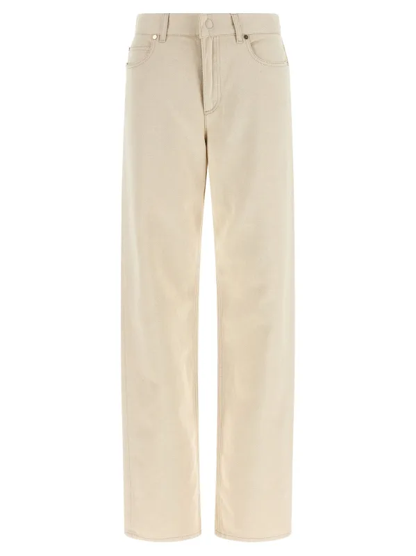 Ff Reverse Jeans Beige made by Fendi