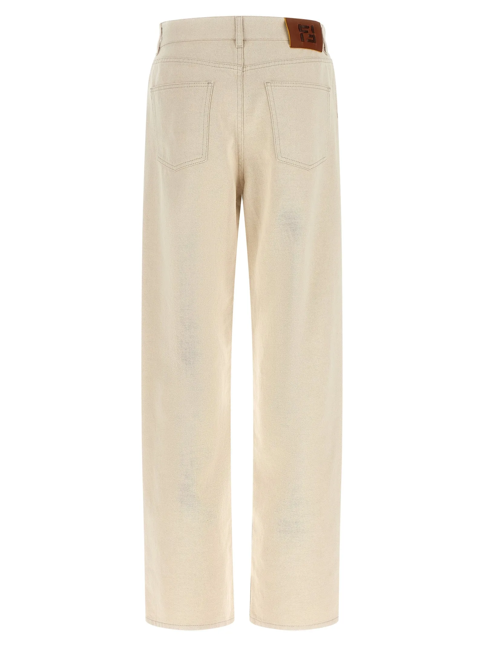 Ff Reverse Jeans Beige sold by Wanan Luxury product image thumbnail 2