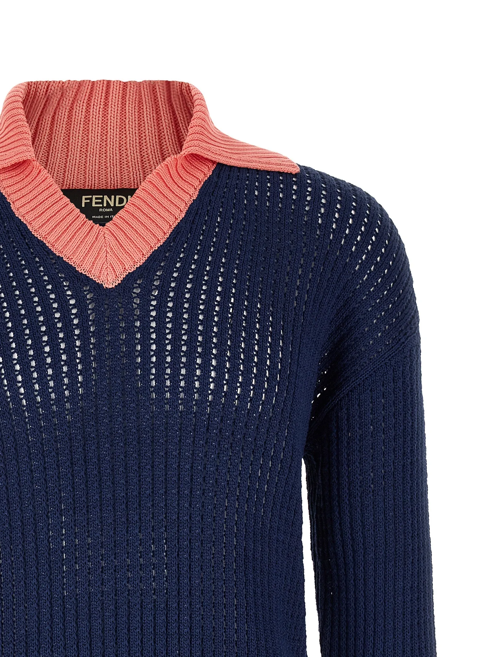 Cablé Braided Sweater Sweaters And Cardigans Blue sold by Wanan Luxury product image thumbnail 3