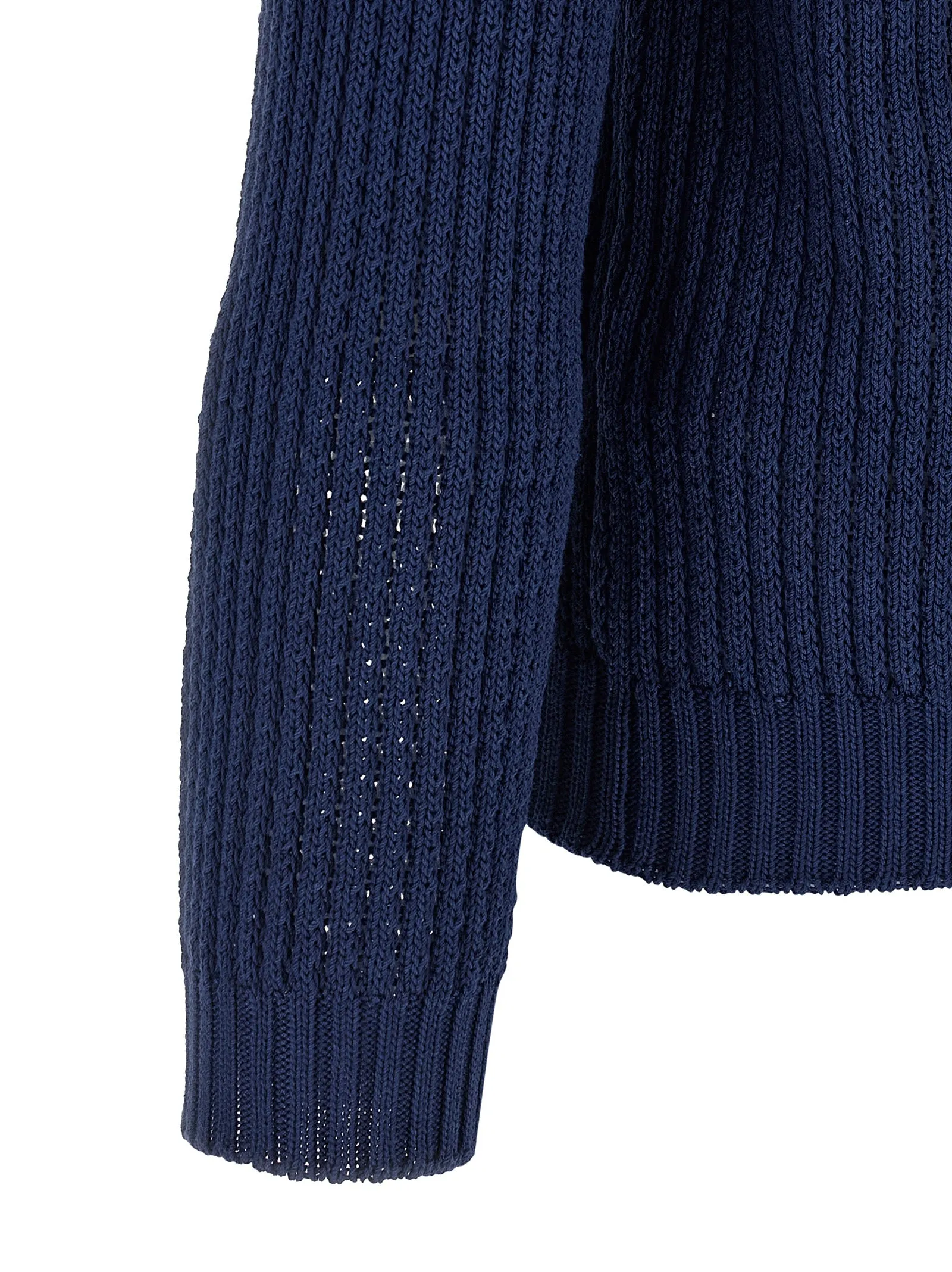 Cablé Braided Sweater Sweaters And Cardigans Blue sold by Wanan Luxury product image thumbnail 4