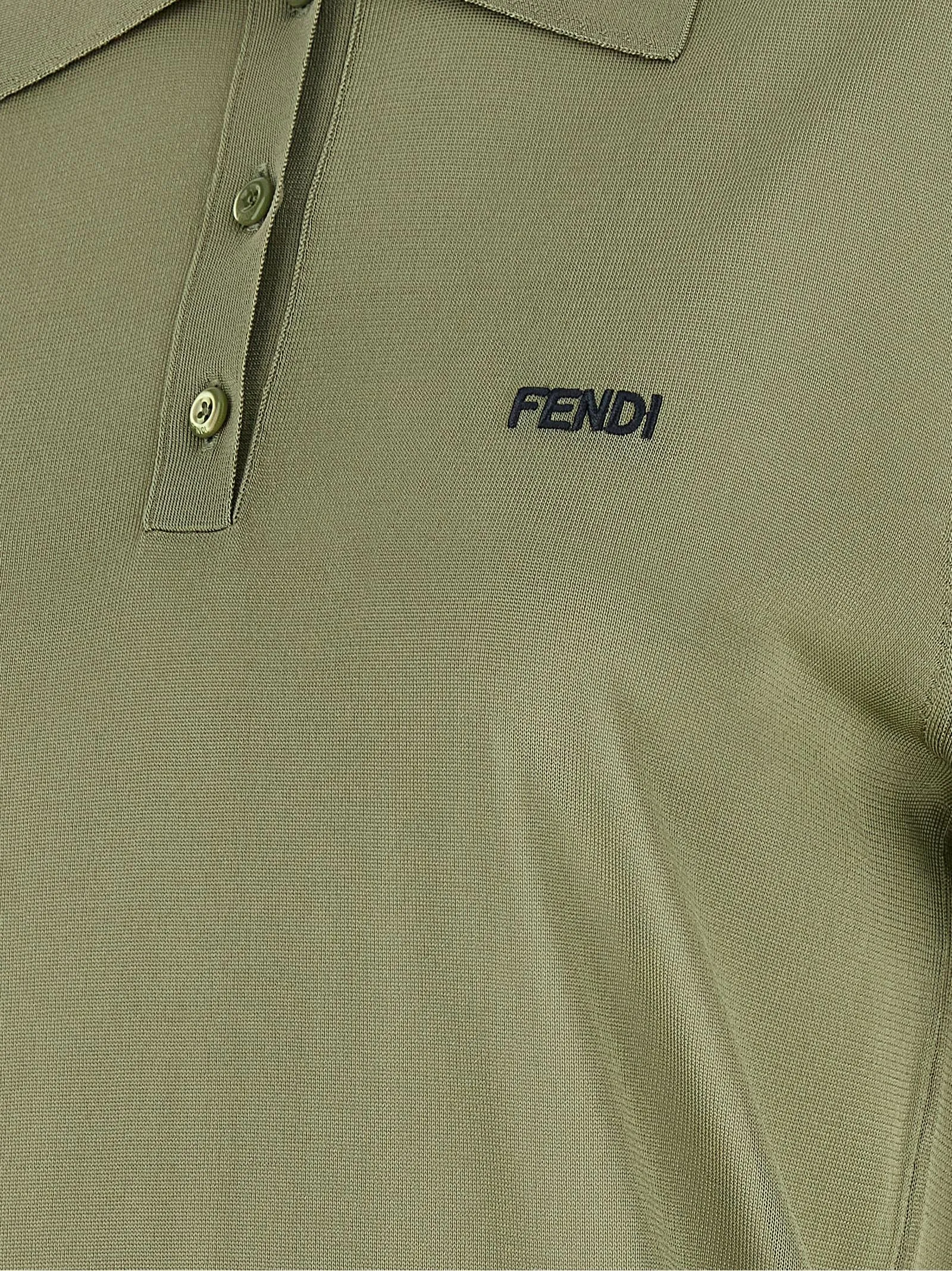 Shiny Viscose Shirt Polo Green sold by Wanan Luxury product image thumbnail 4