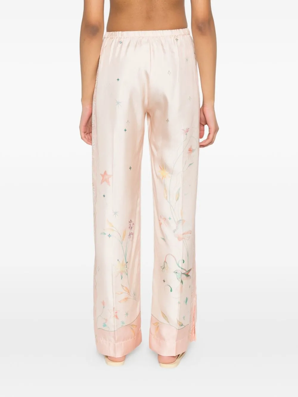 Printed Silk Trousers sold by Wanan Luxury product image thumbnail 2
